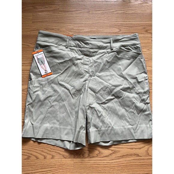 Hilary Radley Ladies Pull-On Sage Bermuda Shorts XXL NWT - Picture 1 of 2